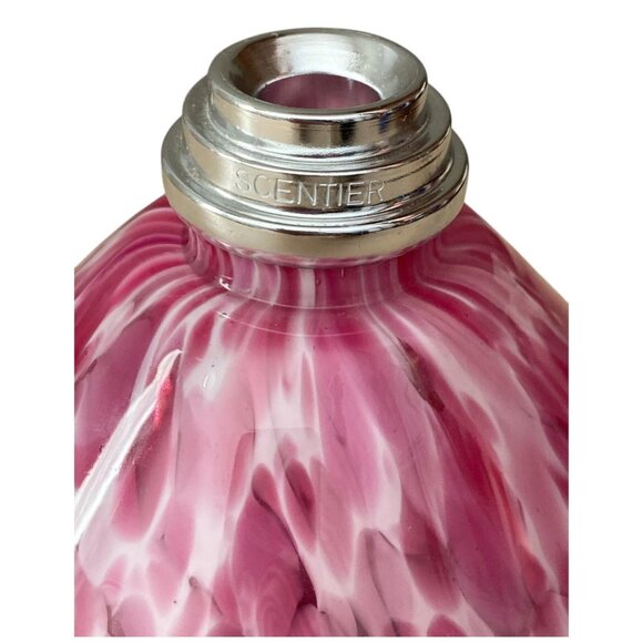 Pink Leopard Scentier Catalytic Fragrance Lamp Art Glass Home Diffuser - Picture 5 of 6